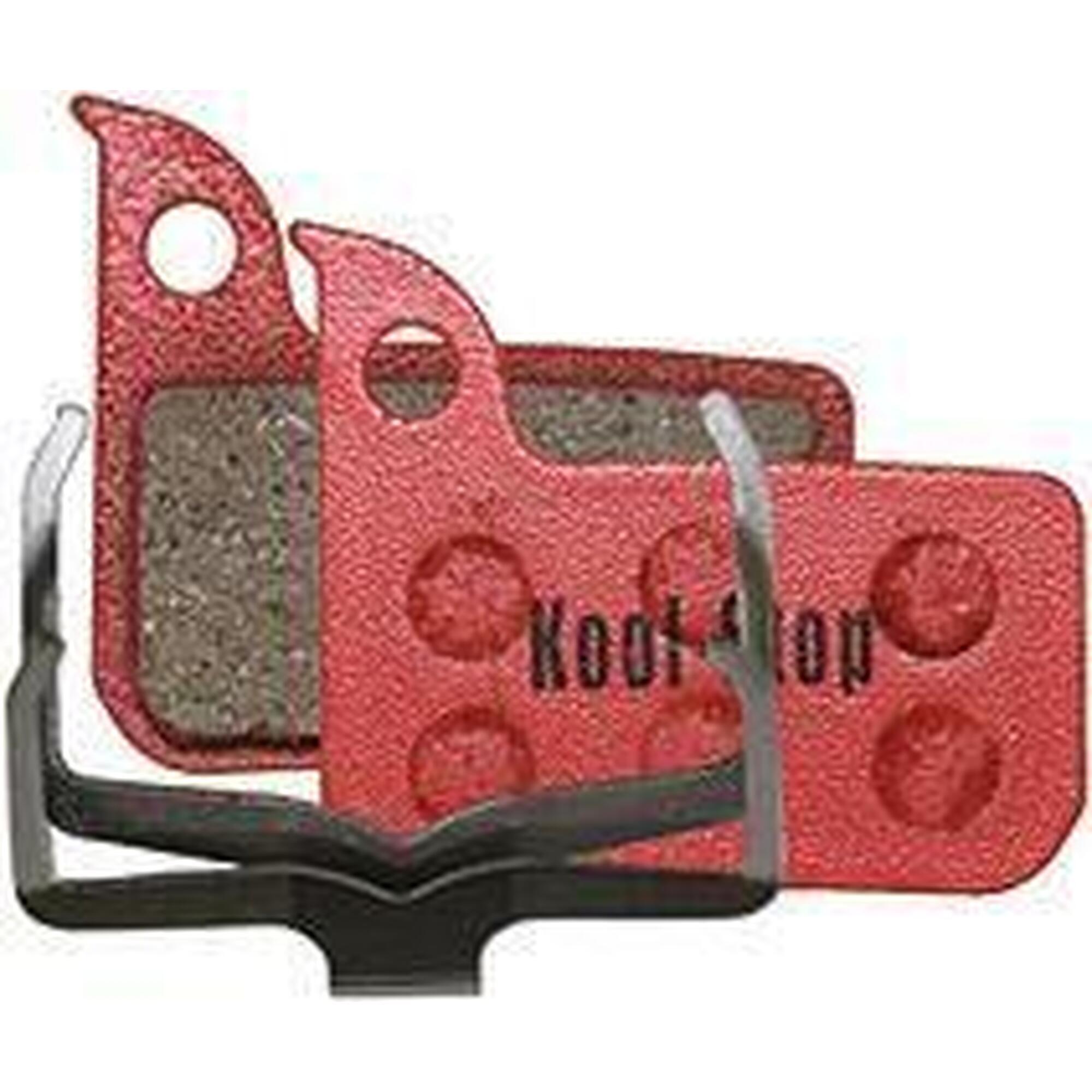 KOOL-STOP Klocki hamulcowe SRAM Red/Force organiczne czerwone 2 szt