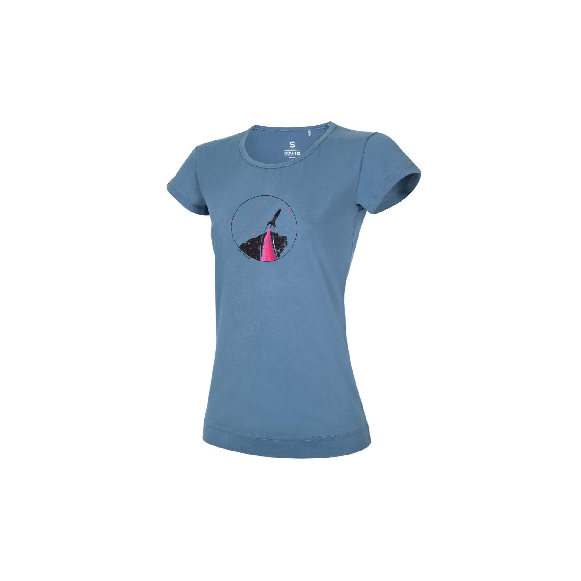 Koszulka damska Ocun Classic T Organic Rainbow Rocket