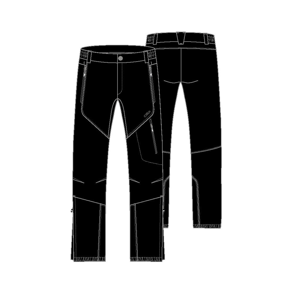 Spodnie softshell męskie CMP Migel Pant