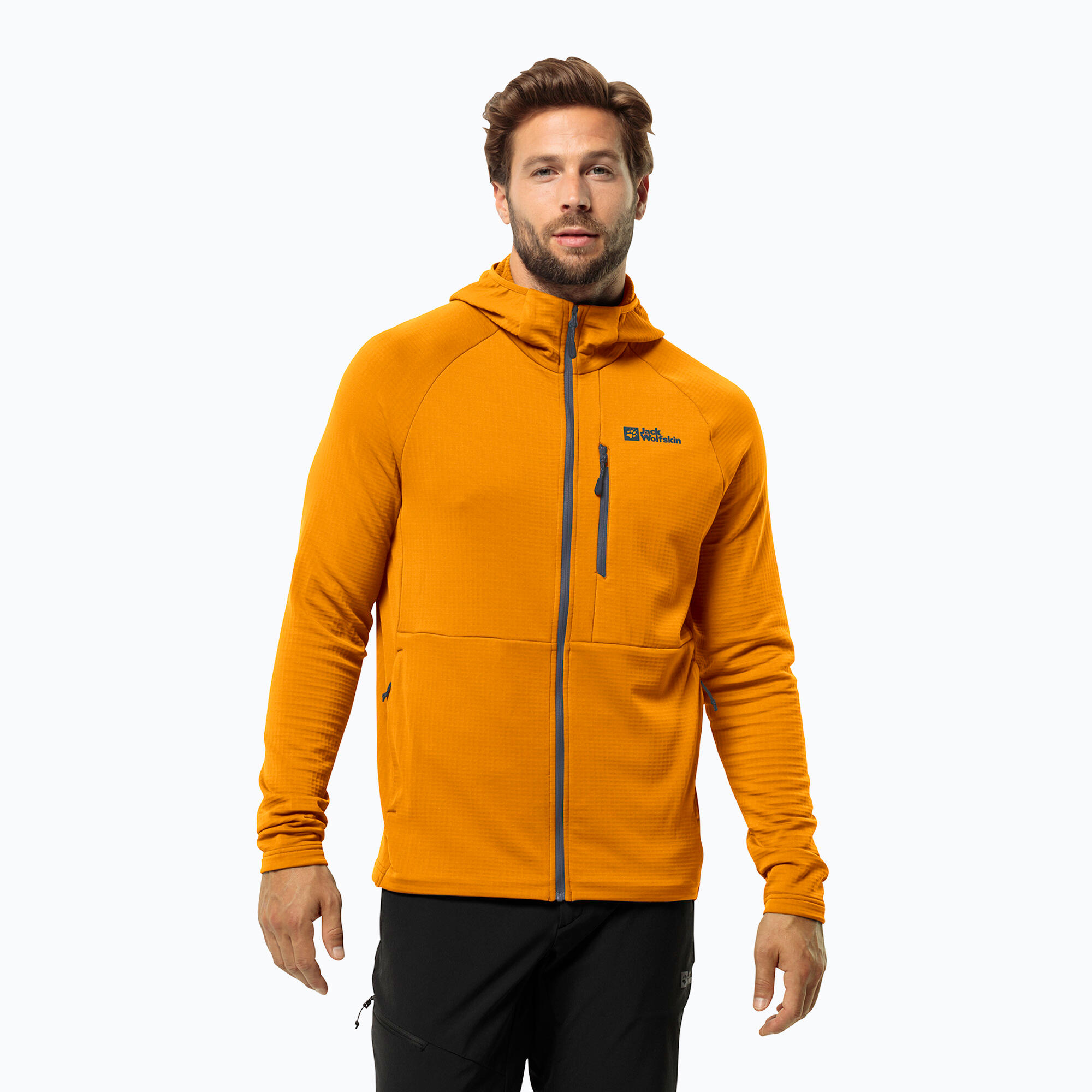Bluza polarowa męska Jack Wolfskin Kolbenberg Hooded Fz