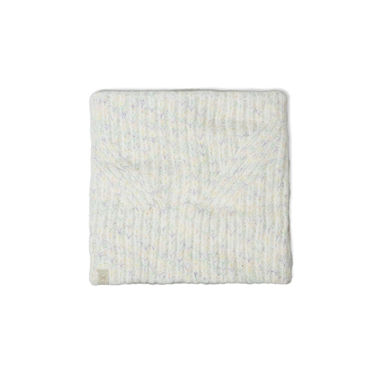 Bandana BUFF KNITTED & FLEECE NECKWARMER EYLA WHITE