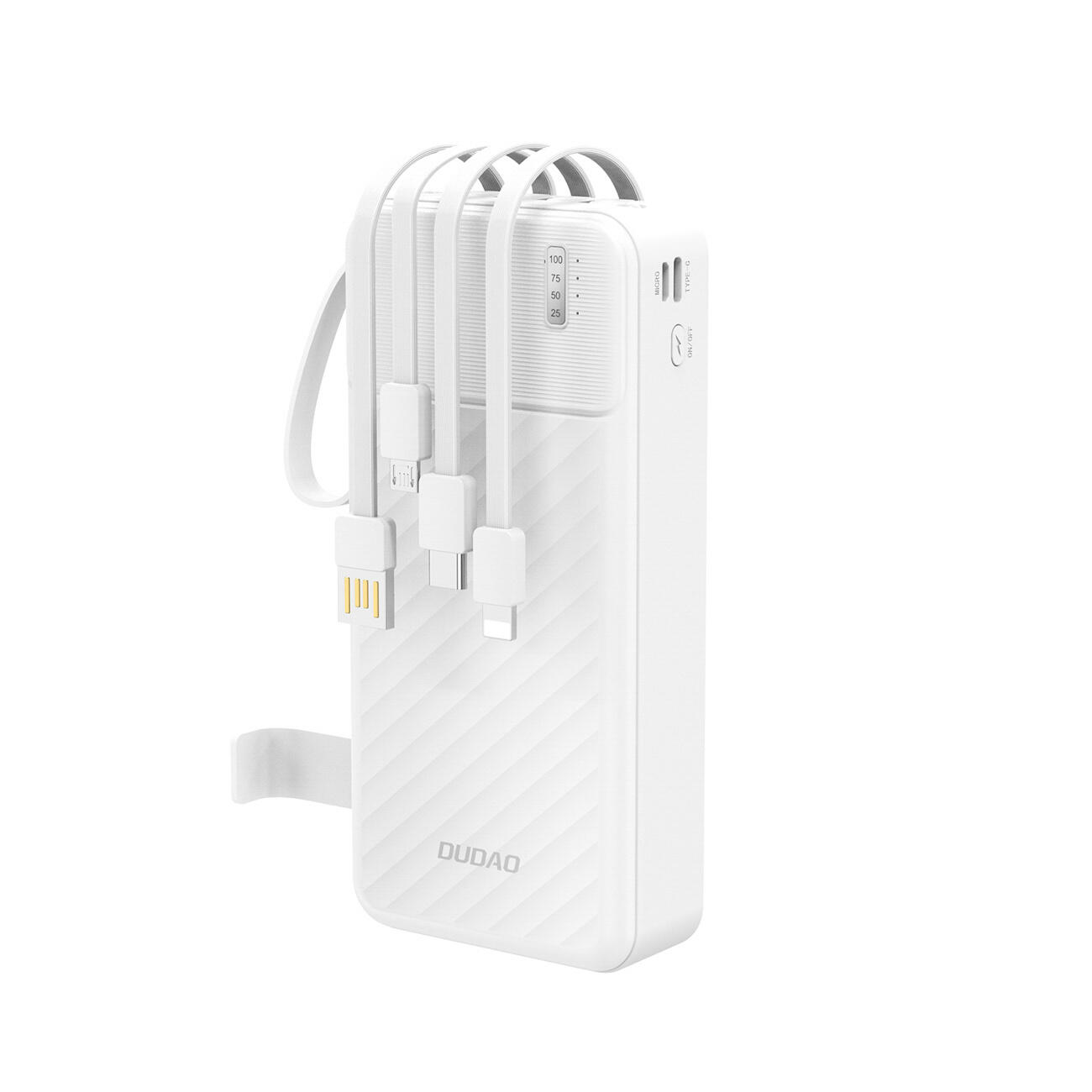 Powerbank Dudao k11 pro 20000mAh z wbudowanymi kablami