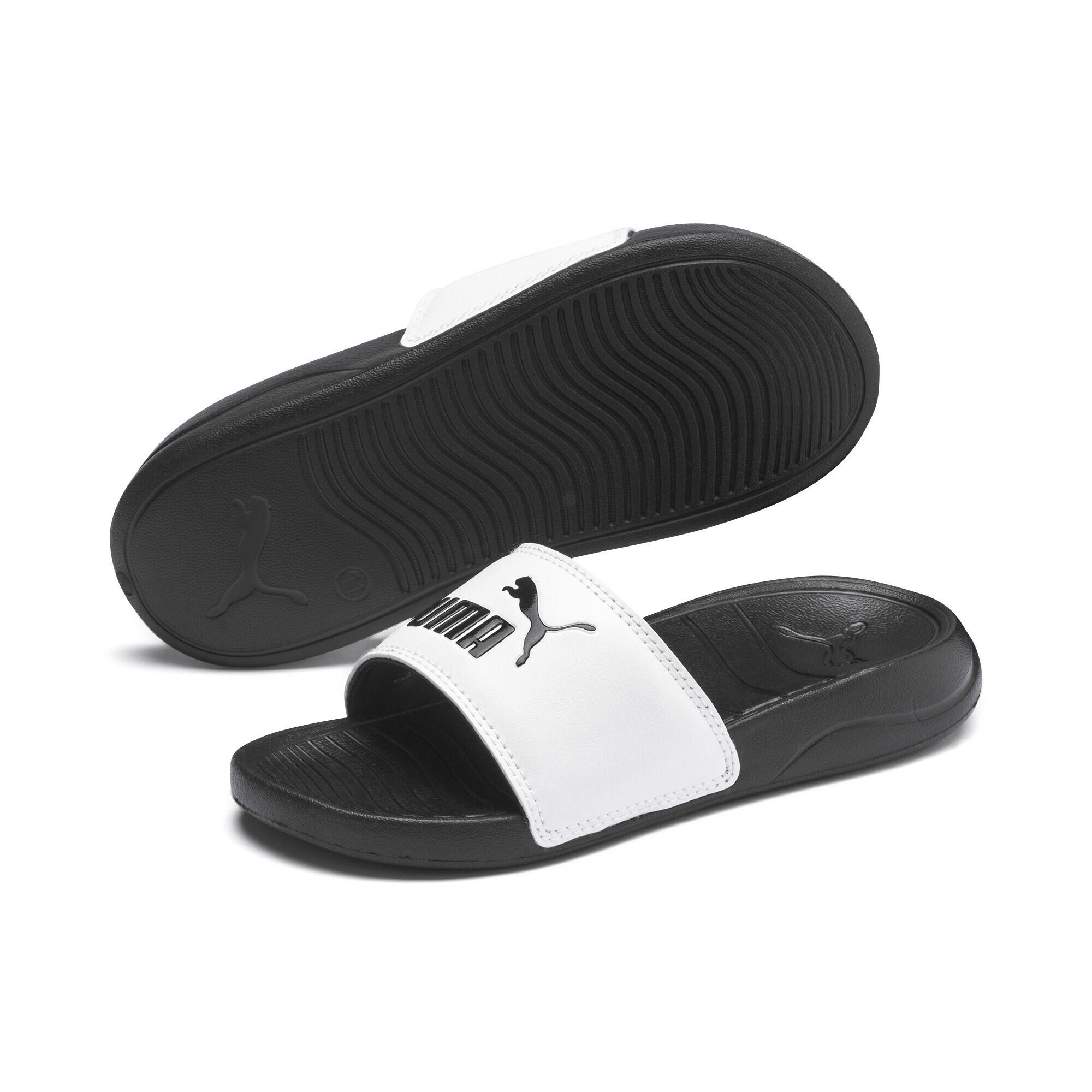 Puma PopCat 20, Ciabatte Bambini - Nero/Bianco, Rosa/Bianco
