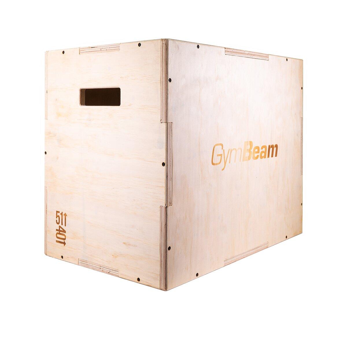 Skrzynia plyometryczna drewniana 40 x 61 x 51 cm PlyoBox