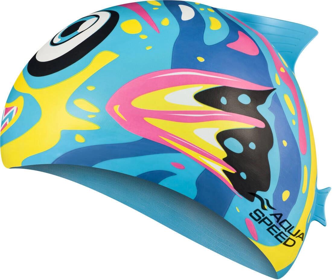 Czepek pływacki silikonowy dla dzieci Aqua Speed Fish