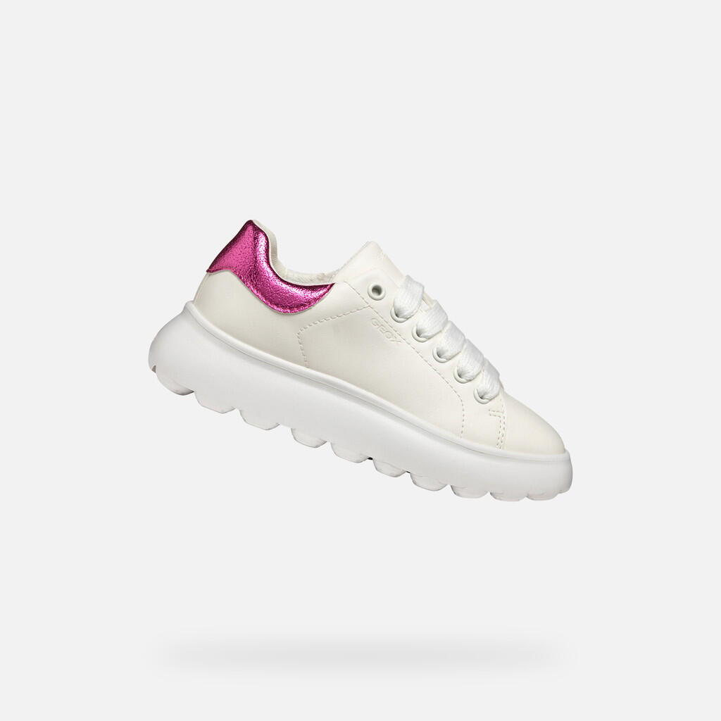 Buty GEOX J PUFFYPOP GIRL Biały