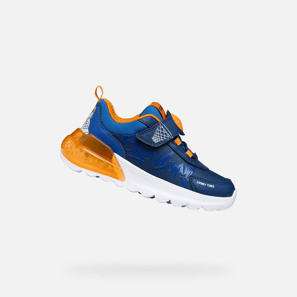 Buty GEOX J ACTIVART ILLUMINUS Niebieski