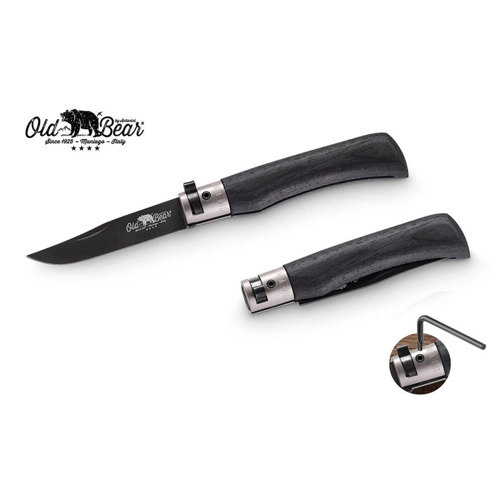 Nóż składany Antonini KNF Lamin Black Stainless