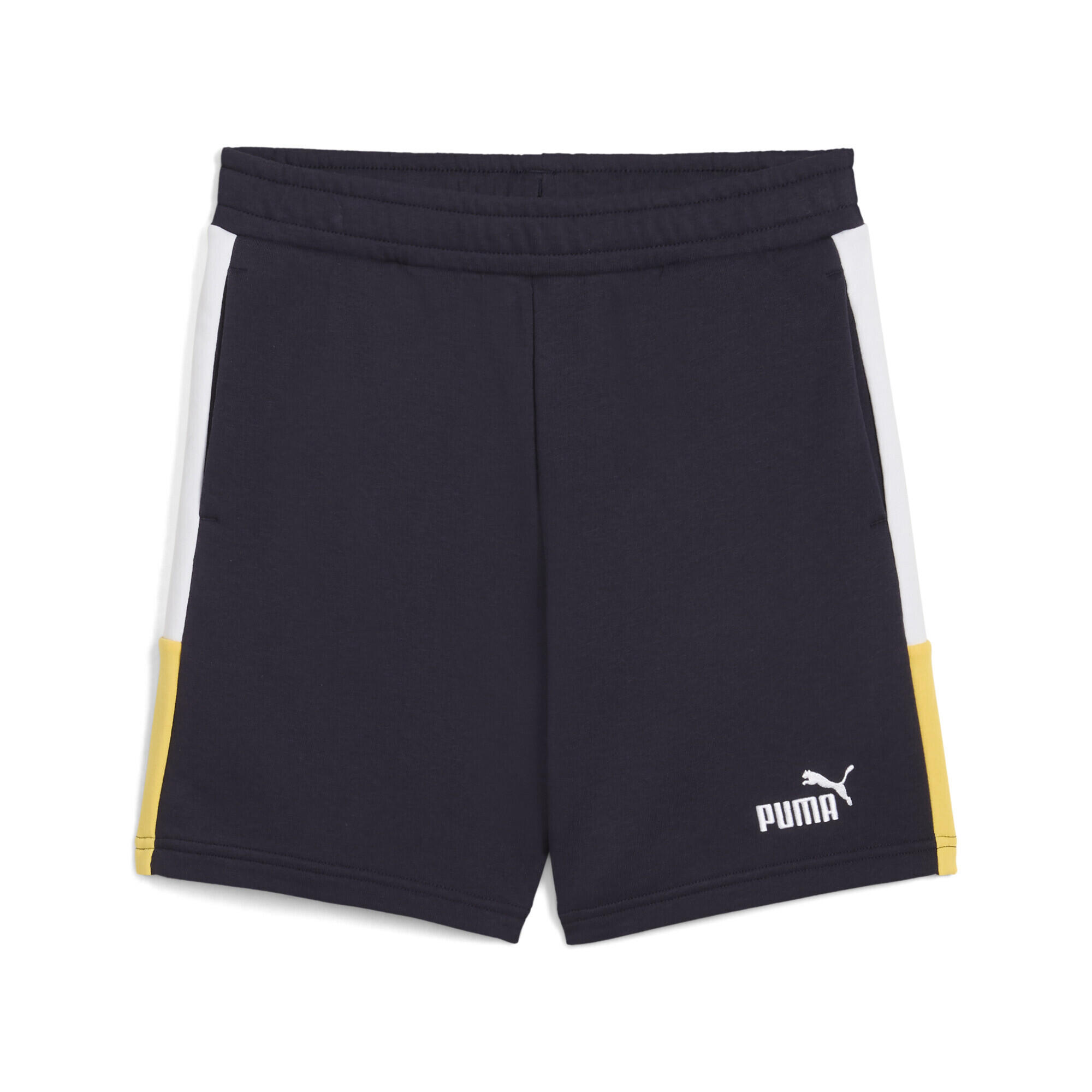 Młodzieżowe szorty Essentials Block PUMA New Navy Blue