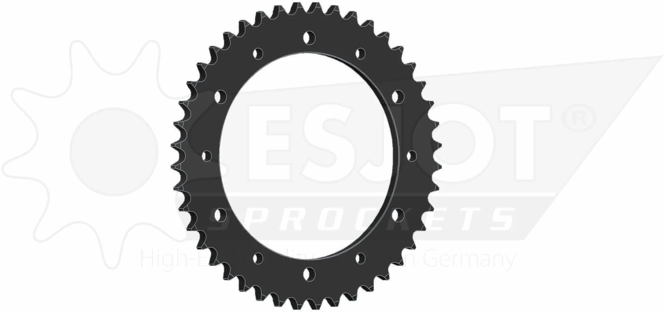 Koło zębate Esjot 530 43z stal czarna