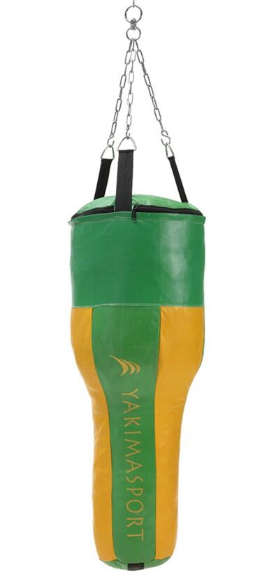 Worek bokserski hakowy treningowy Yakimasport 100x35 cm - skóra naturalna