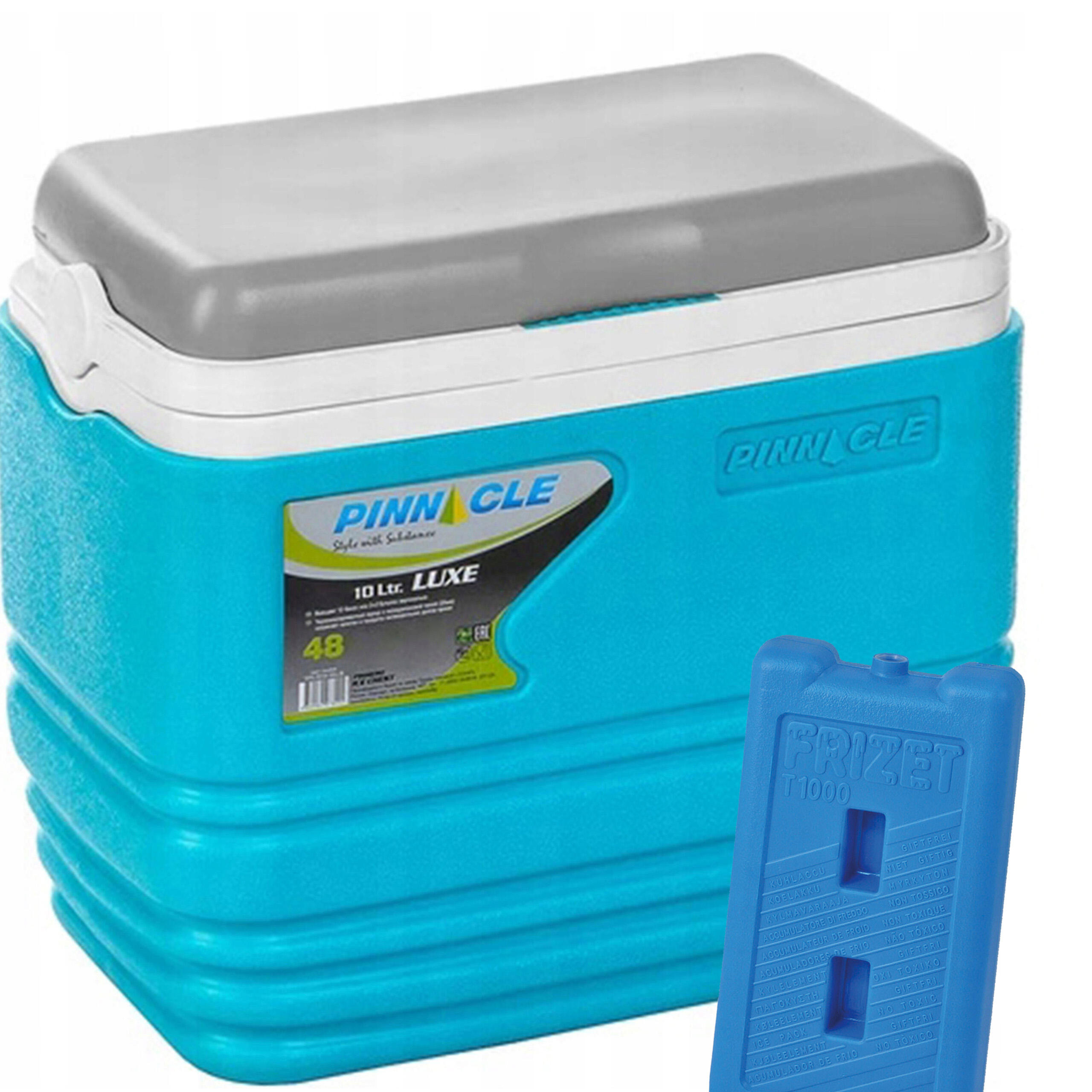 Zestaw lodówka turystyczna Pinnacle TPX 7013 10L Turkus +1 wkład chłodzący