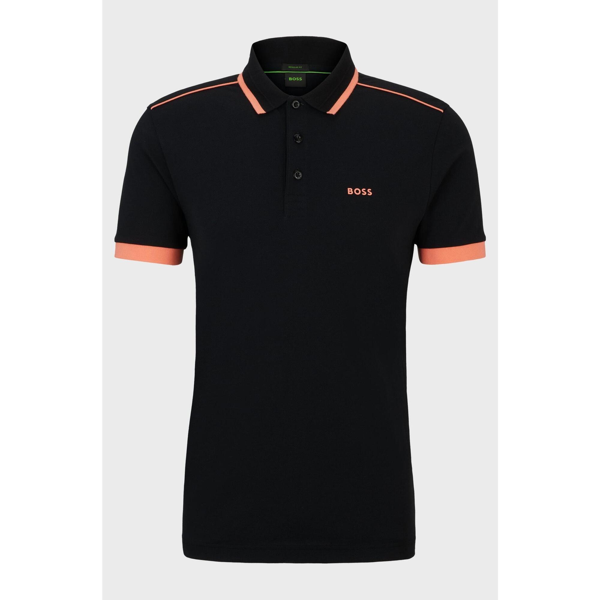 Koszulka Polo męska BOSS Paddy 1 NERO regular fit czarna (50512995-001)