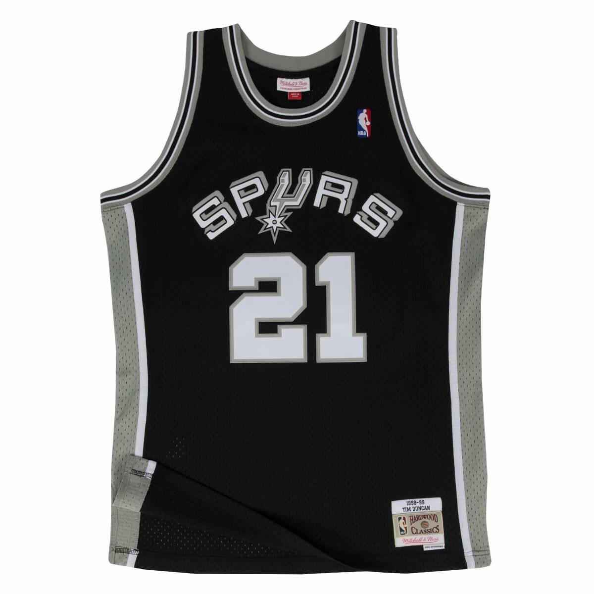 Koszulka Mitchell&Ness Jersey NBA SA Spurs Tim Duncan - SMJYGS18208-SASBLCK98TDU
