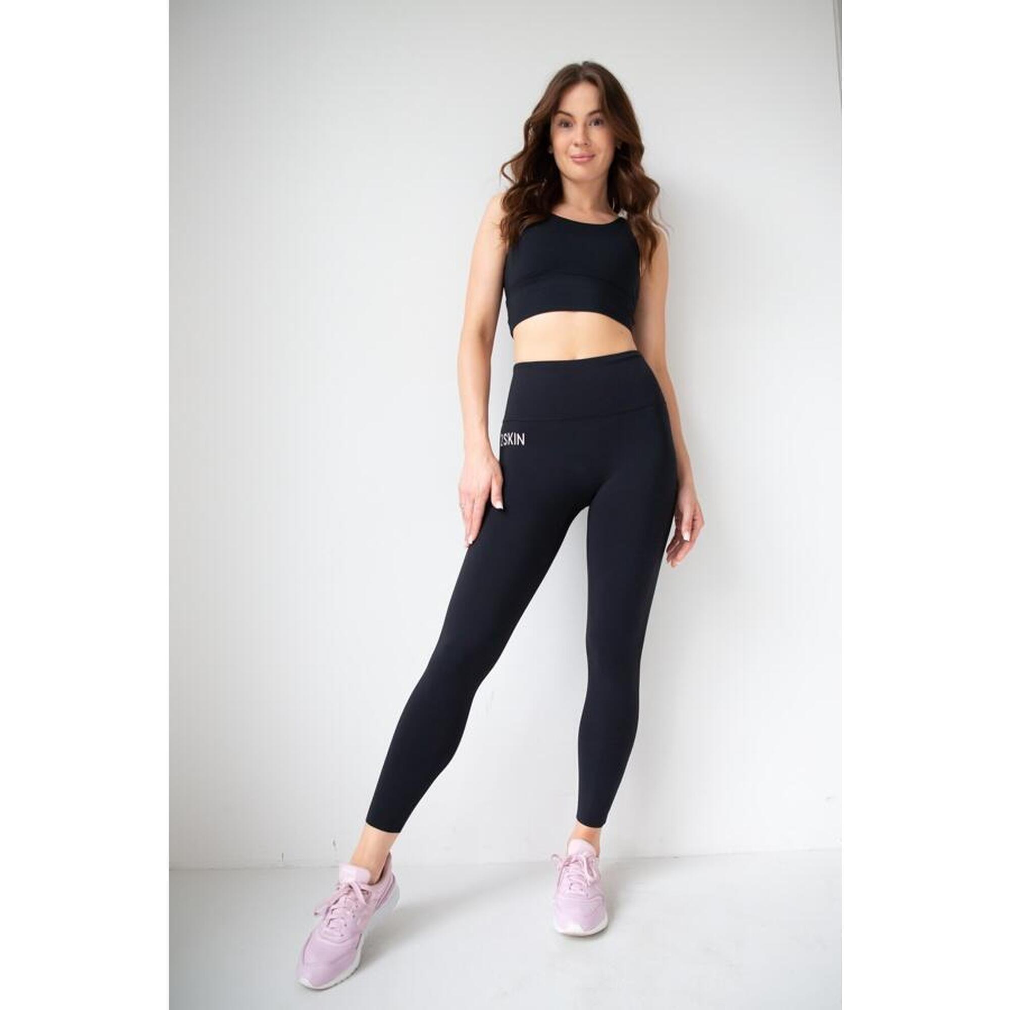 Legginsy z wysokim stanem do jogi i pilatesu 2skin Harmony black