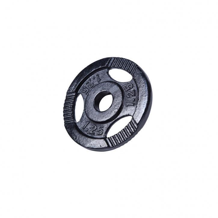 Obciążenie (1,25 - 20 kg) 31mm talerz żeliwny grip z uchwytami Gorilla Sports