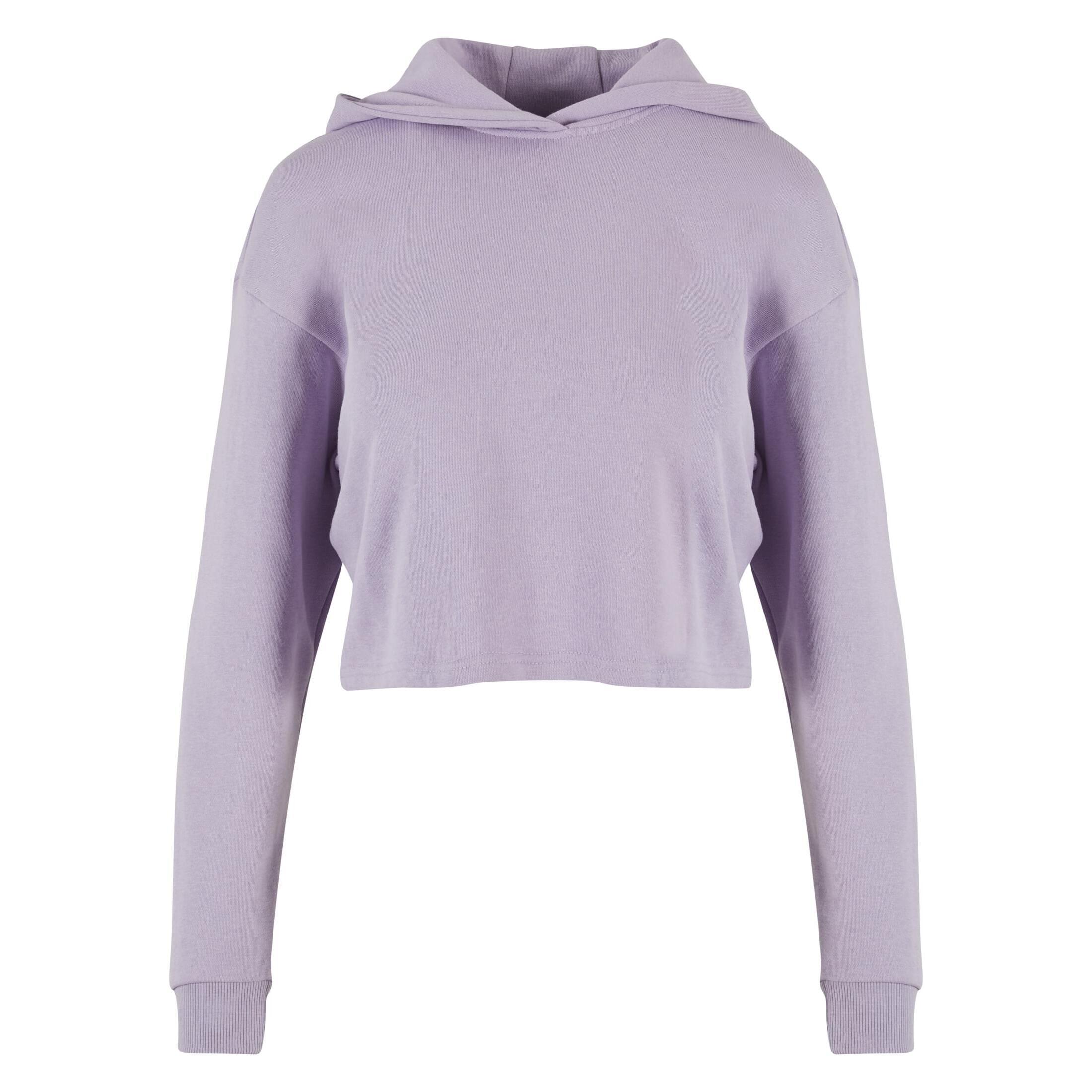 Krótkia damska bluza z kapturem w oversize'owym fasonie Urban Classics