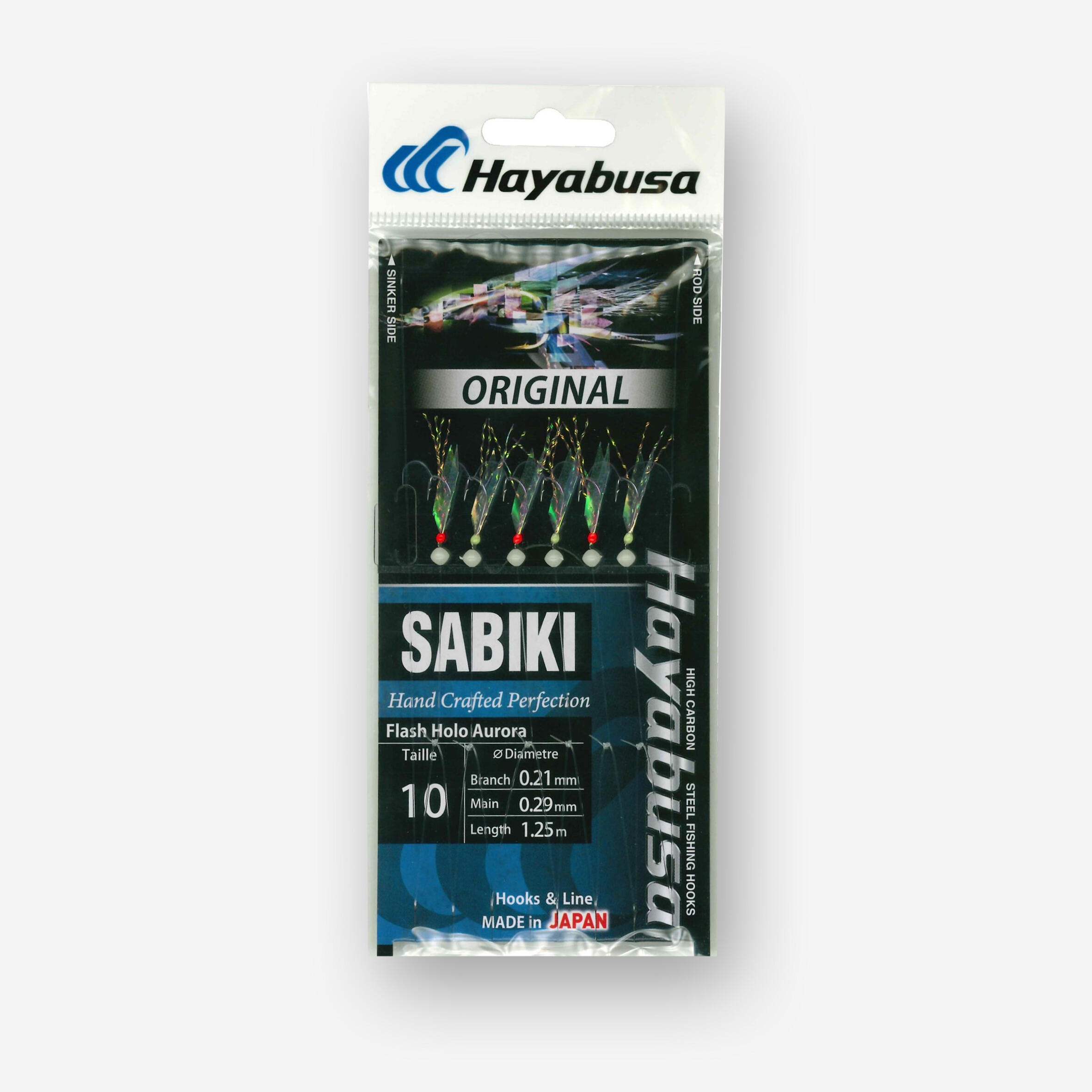 Przywieszka morska Hayabusa Sabiki Flash Holo Aurora nr 10