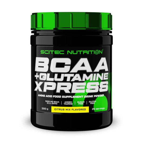 BCAA z Glutamine Xpress - 300 g Owoce cytrusowe Scitec Nutrition