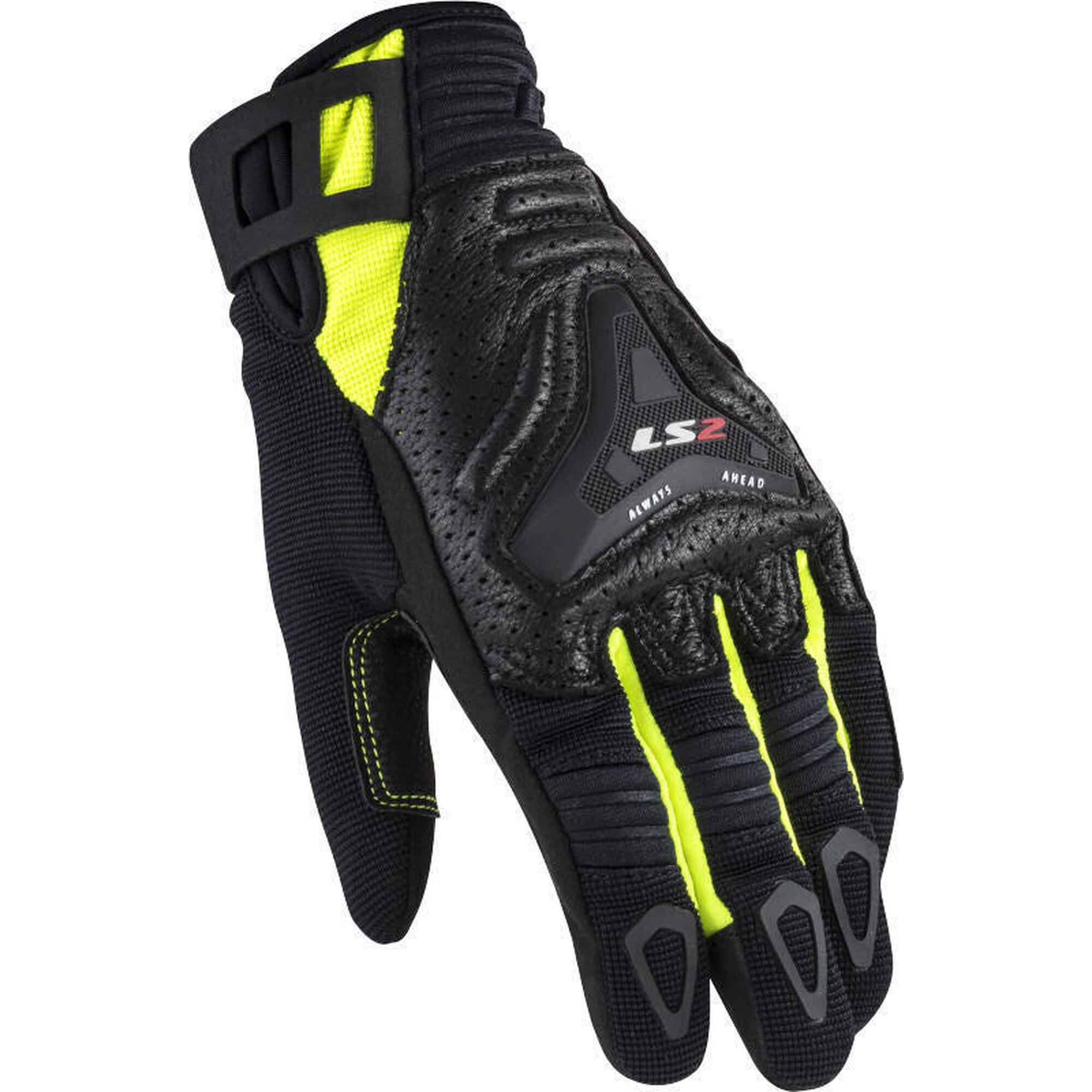 Rękawiczki LS2 All Terrain Lady damskie lato XS czarny/żółty