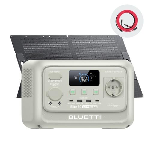 Elite 30 V2 generator solarny z panelem 100W, 288Wh/600W na camping i wyprawy