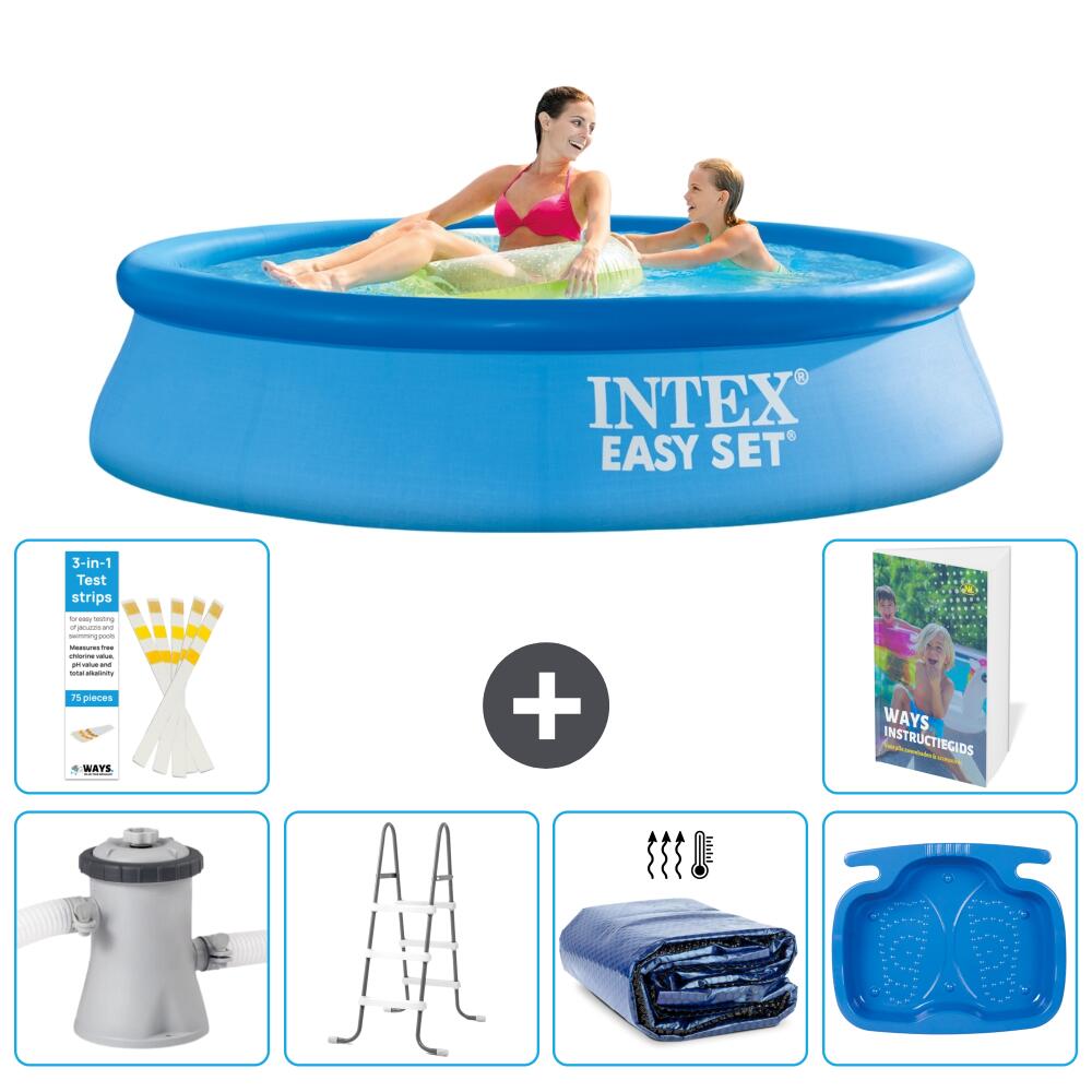 INTEX Basen Easy Set Okrągły - 244x61 cm - 7-częściowy S318
