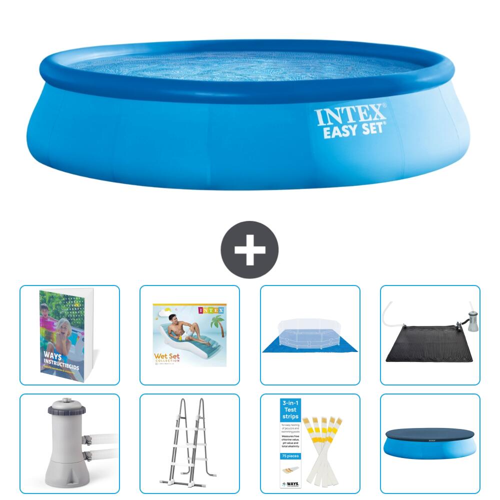 INTEX Basen Easy Set Okrągły - 457x107 cm - 9-częściowy S567