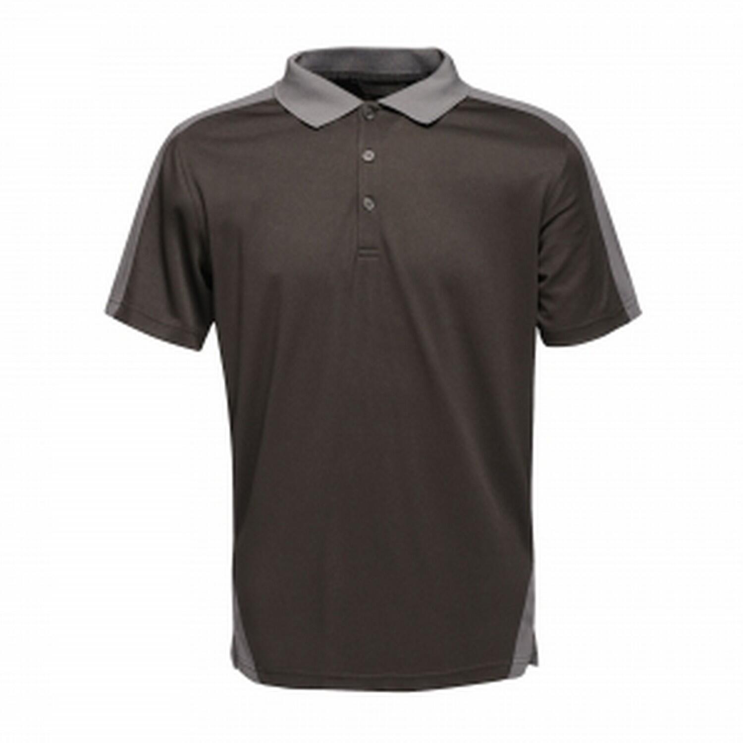 Koszulka Polo Męska Kontrastowa Coolweave