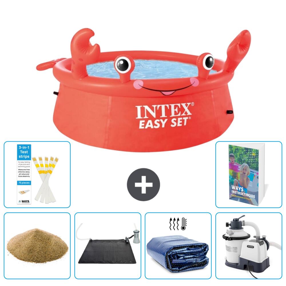 INTEX Basen Easy Set Okrągły - Krab - 183x51 cm - 7-częściowy S69