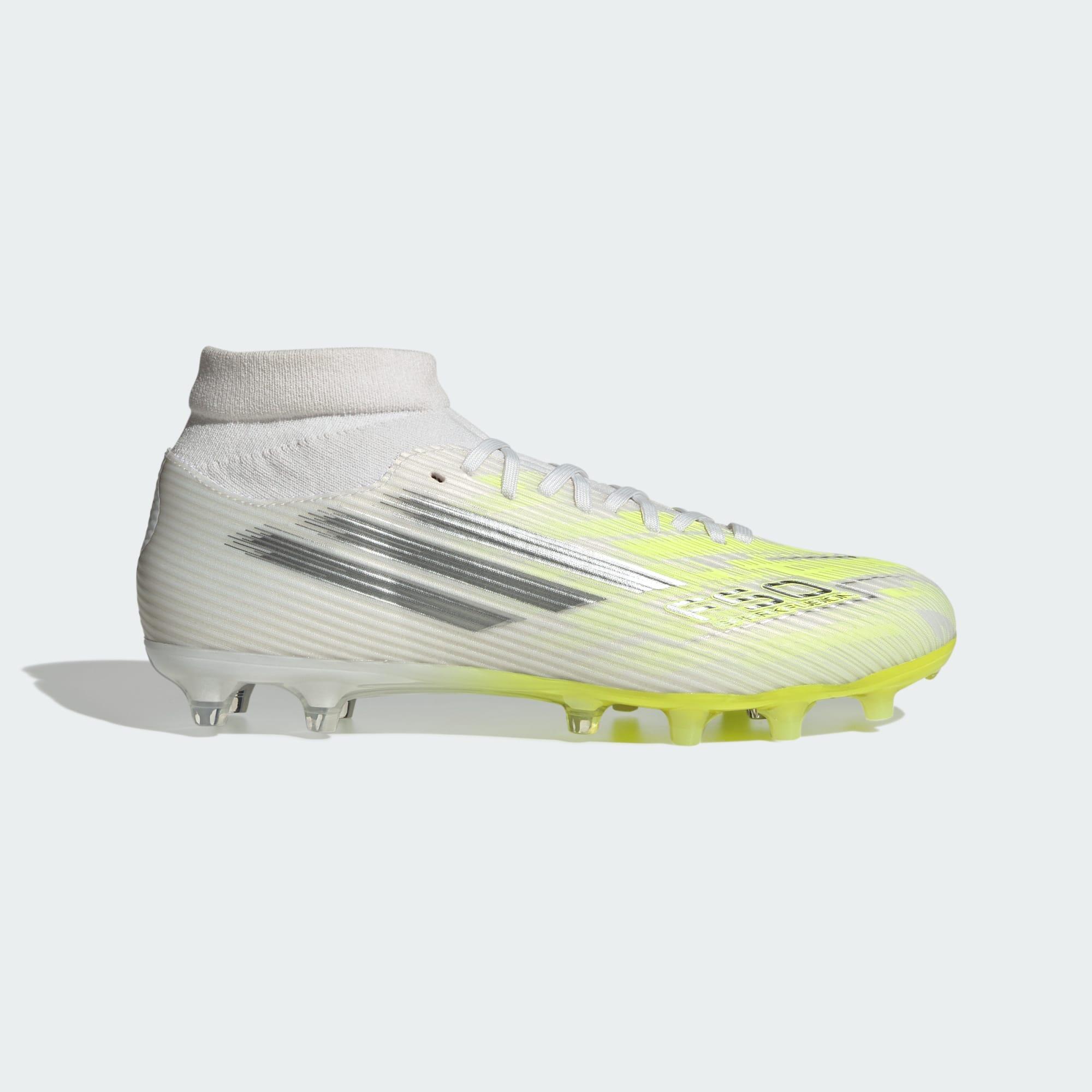 Buty piłkarskie dla kobiet F50 SPARKFUSION LEAGUE Mid Cut na naturalną /