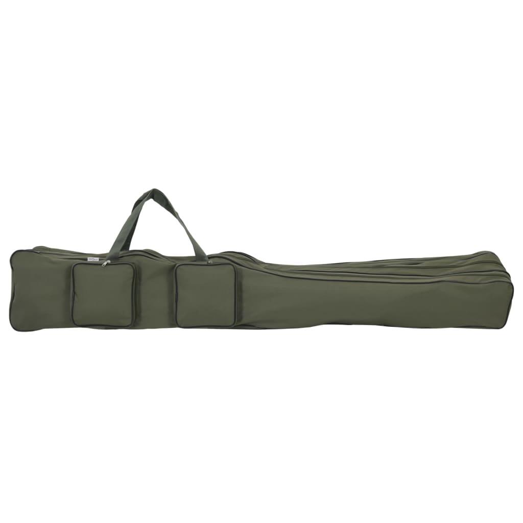 Torba na wędki VidaXL 160 cm materiał Oxford ciemnozielona