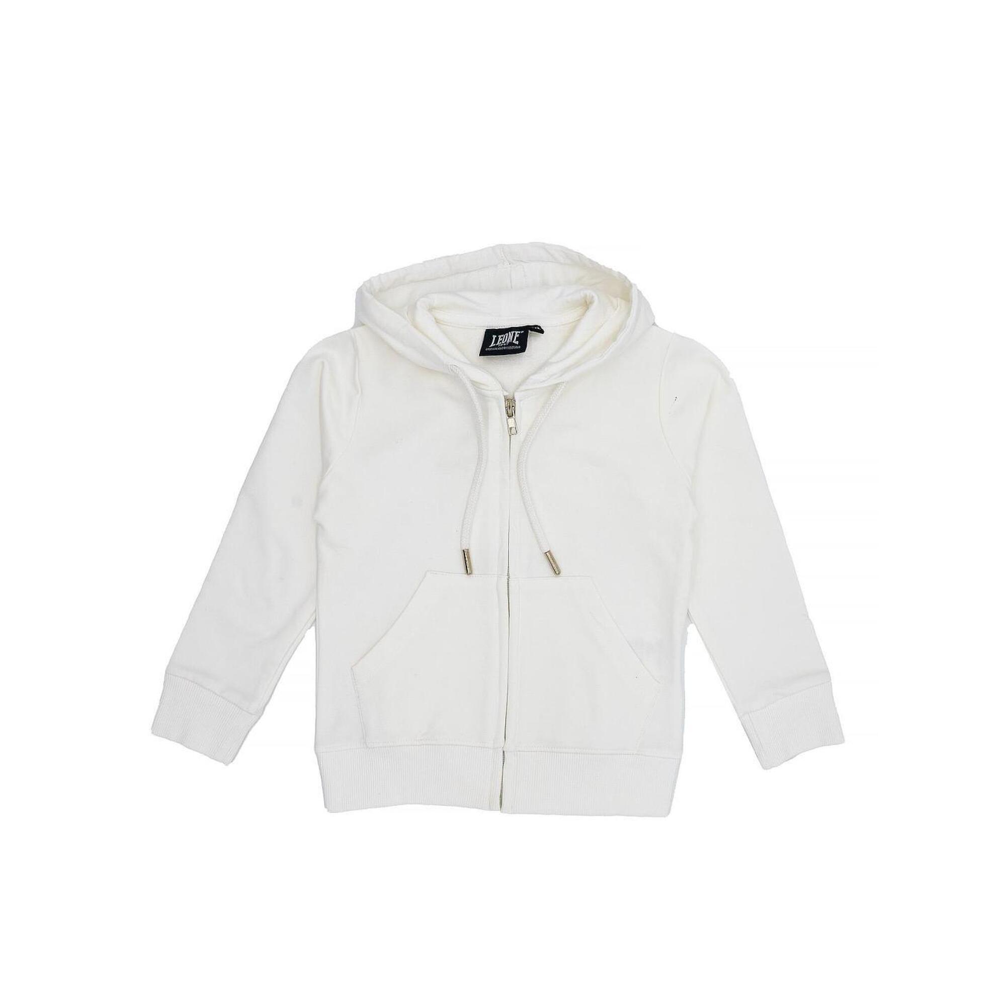 Błyszcząca dziewczęca bluza z kapturem zapinana na zamek