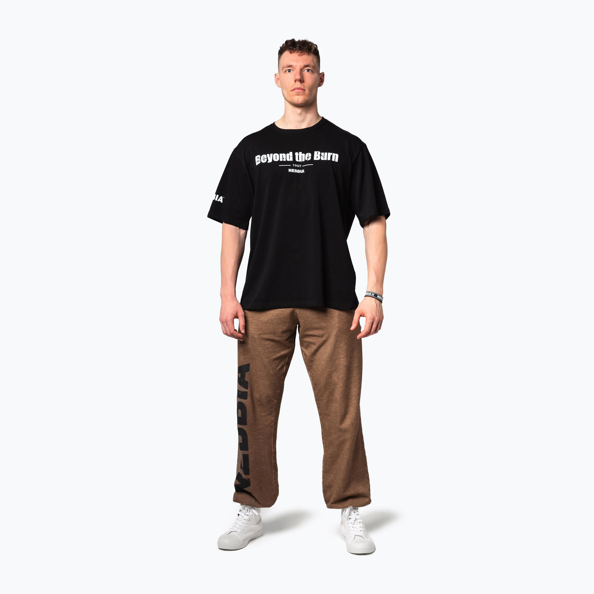 Koszulka treningowa męska NEBBIA Heavyweight Grind