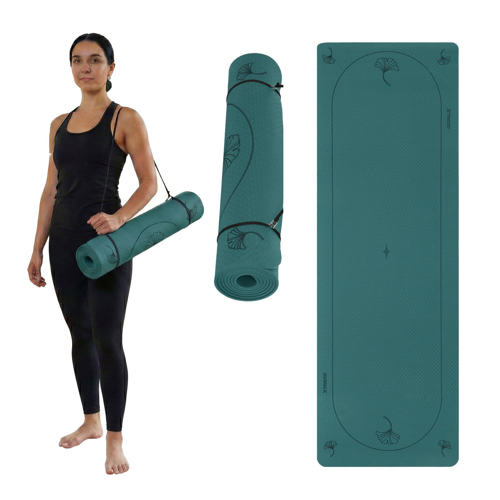 Mata do jogi XTREXO EcoGrip 6mm