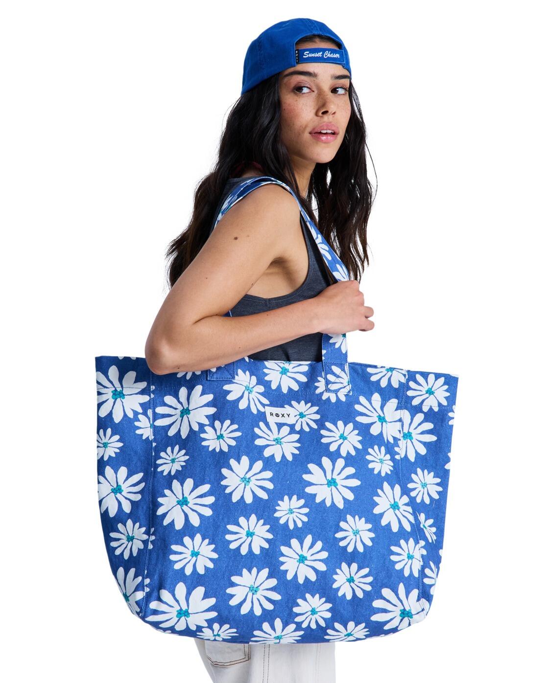 Torba typu tote dla Kobiety ANTI BAD VIBES Niebieski