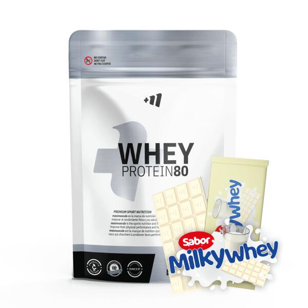 Białko serwatkowe 80 - 1 kg Biała czekolada z mlekiem MilkyWhey MASMUSCULO