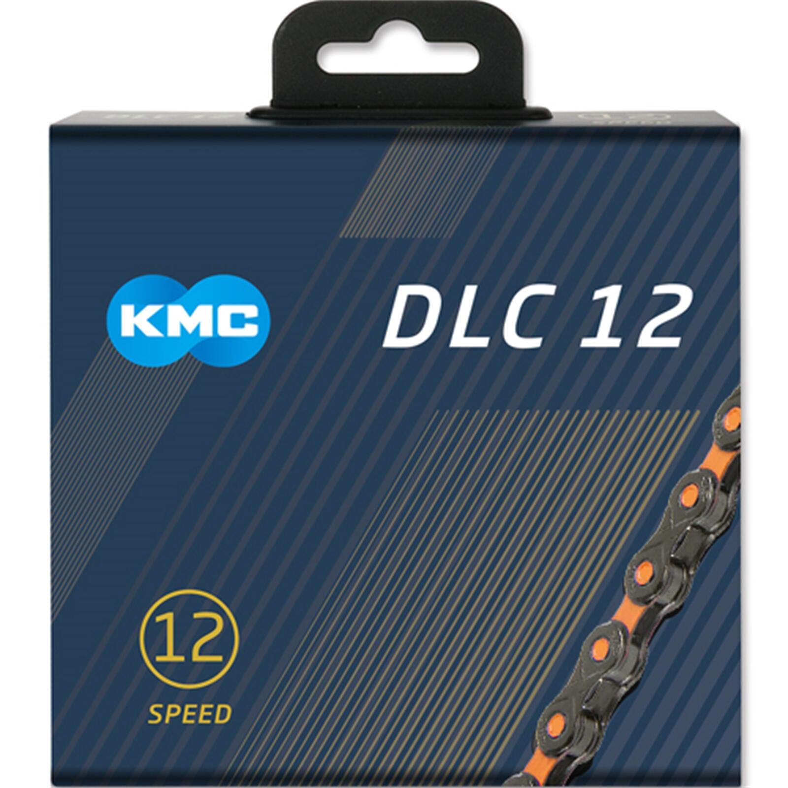 Łańcuch Rowerowy Dlc12 Czarny/Pomarańczowy 126 Ogniw