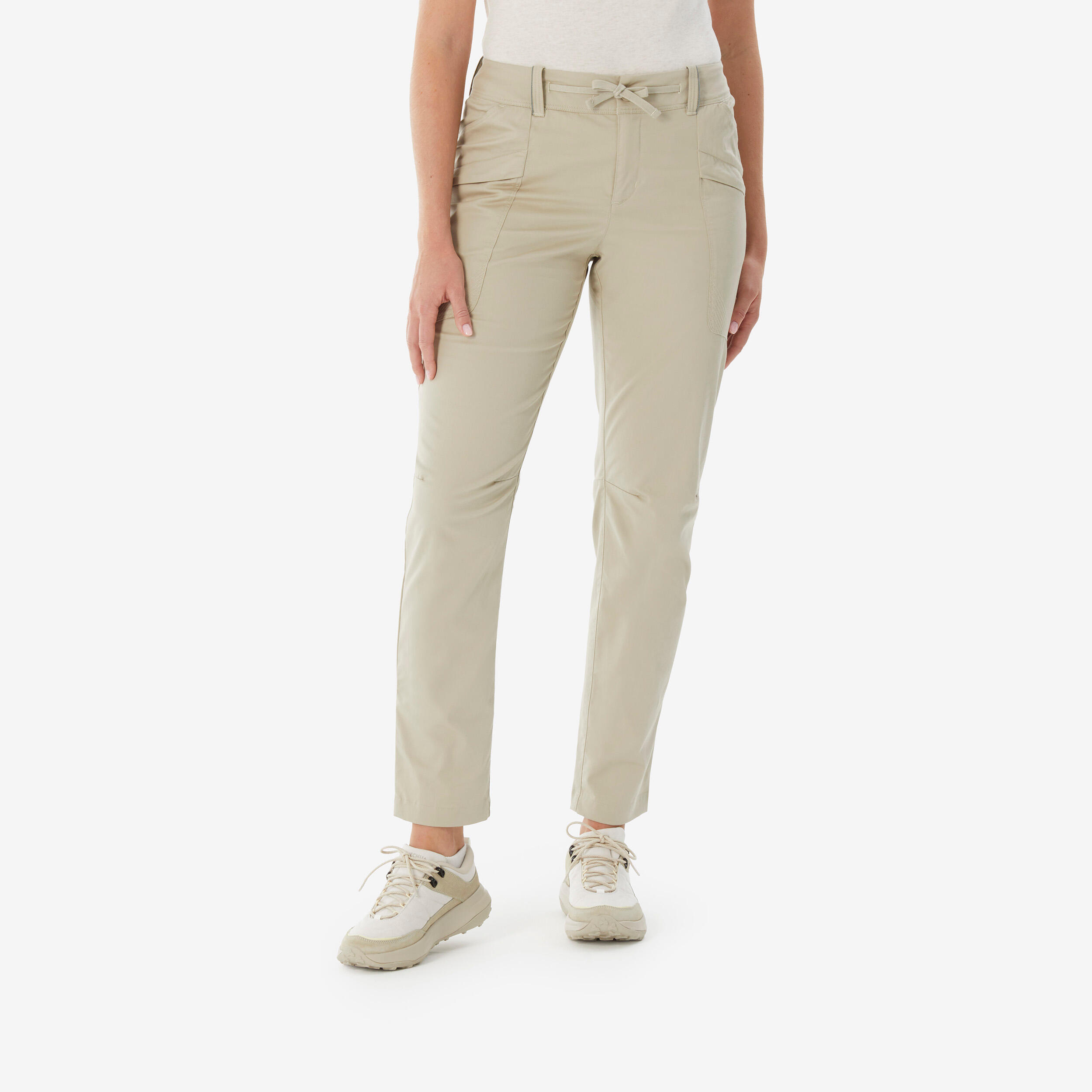 Spodnie turystyczne damskie Quechua NH500 Regular