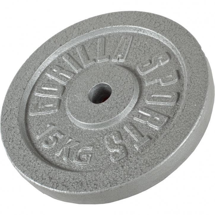 Obciążenie (1,25-30 kg) 31 mm talerz treningowy żeliwo srebrne Gorilla Sports
