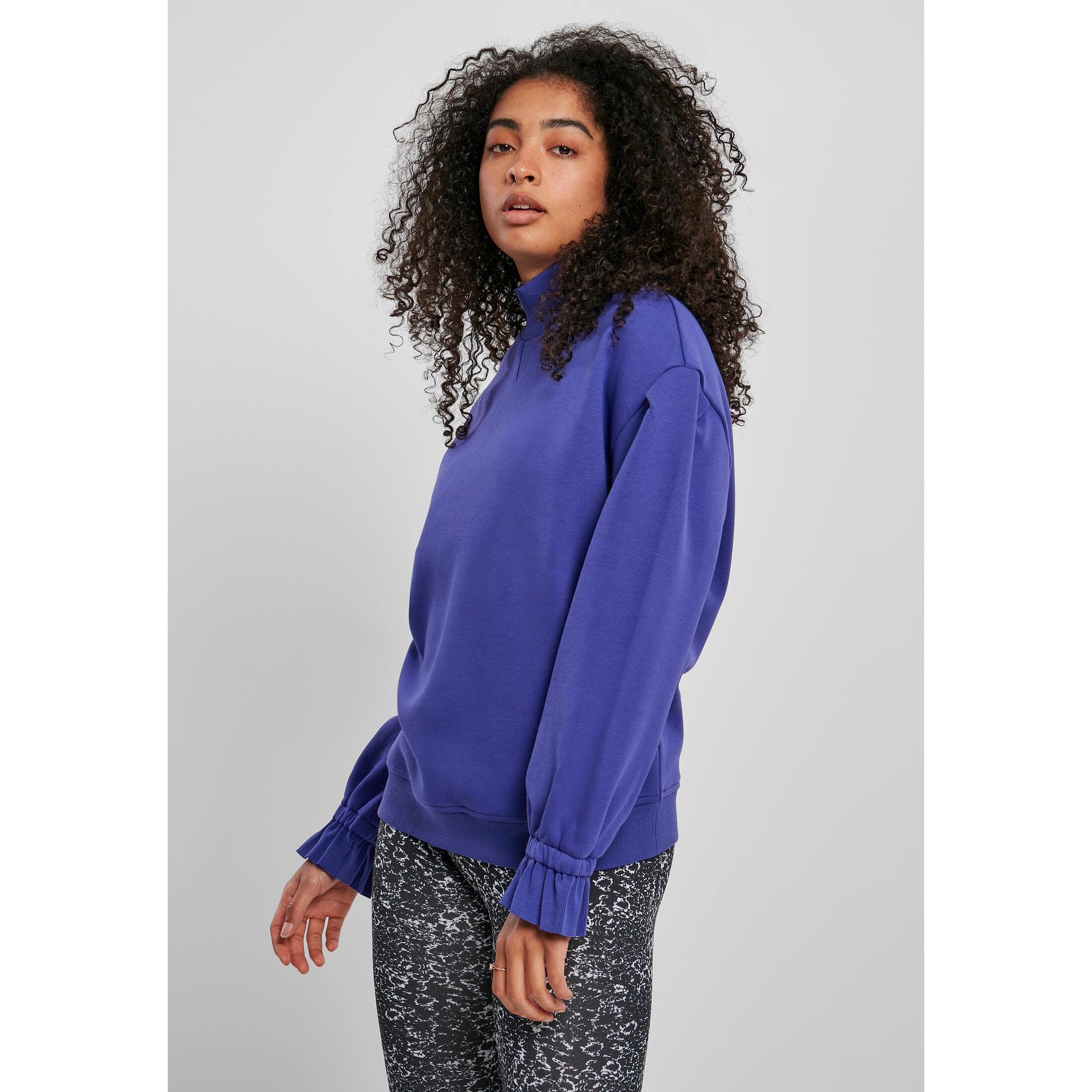 Bluza damska Urban Classics turtleneck crew (grandes tailles)