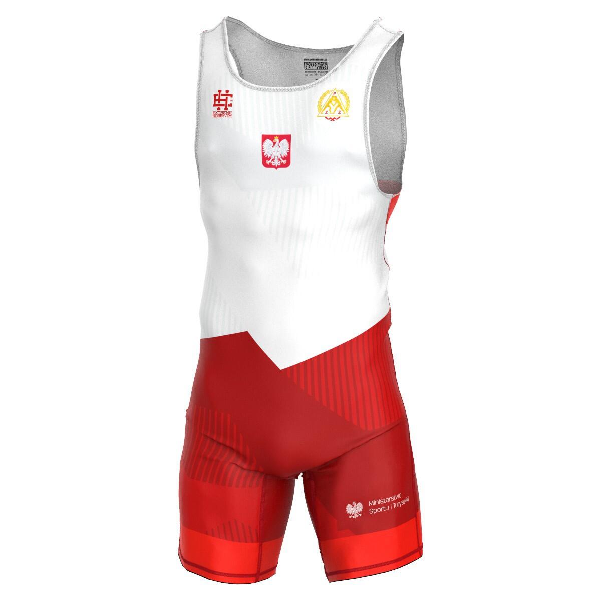 Trykot zapaśniczy męski EXTREME HOBBY Reprezentacja ZAPASY Polska