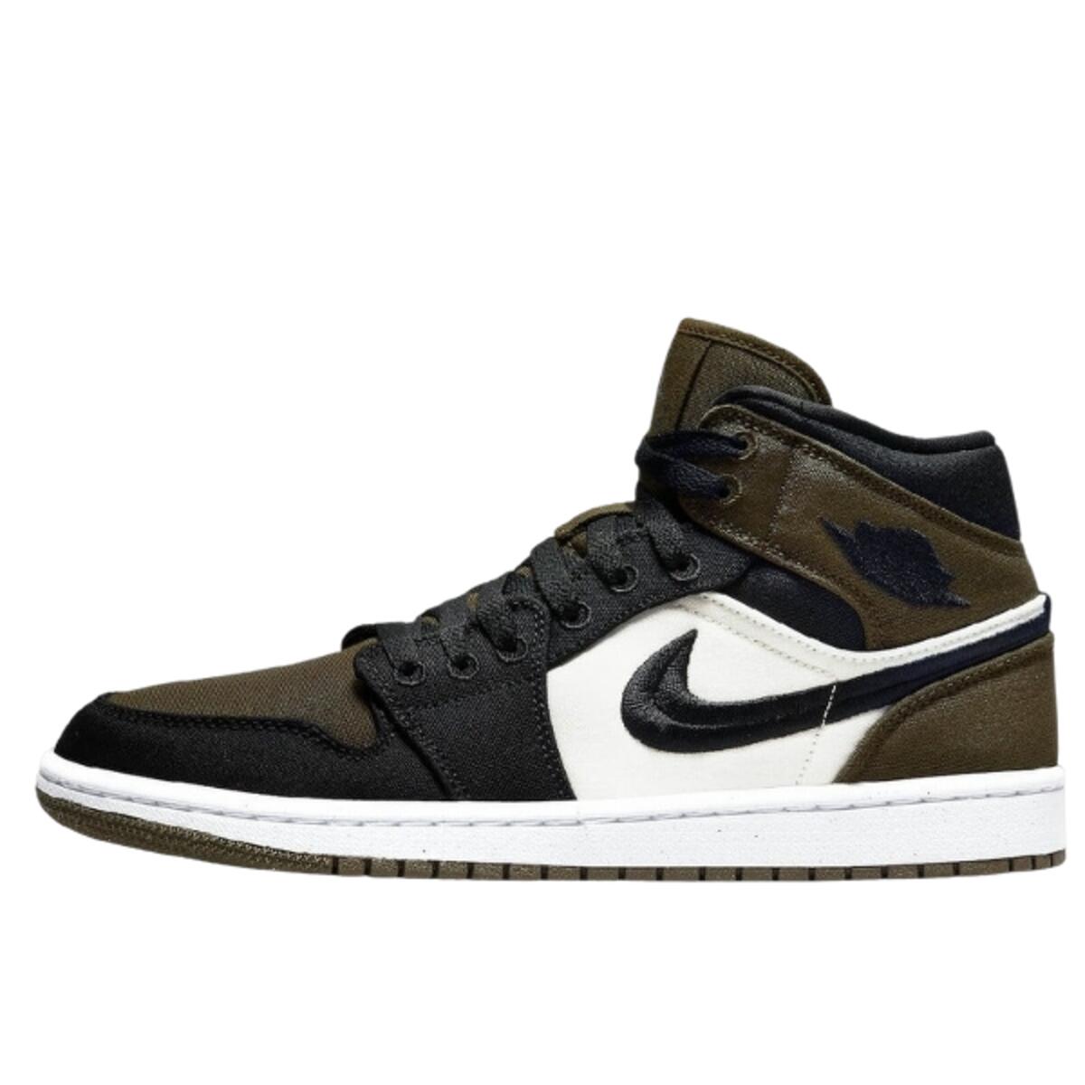 Buty do chodzenia dla dorosłych Air Jordan 1 Mid Olive Toe
