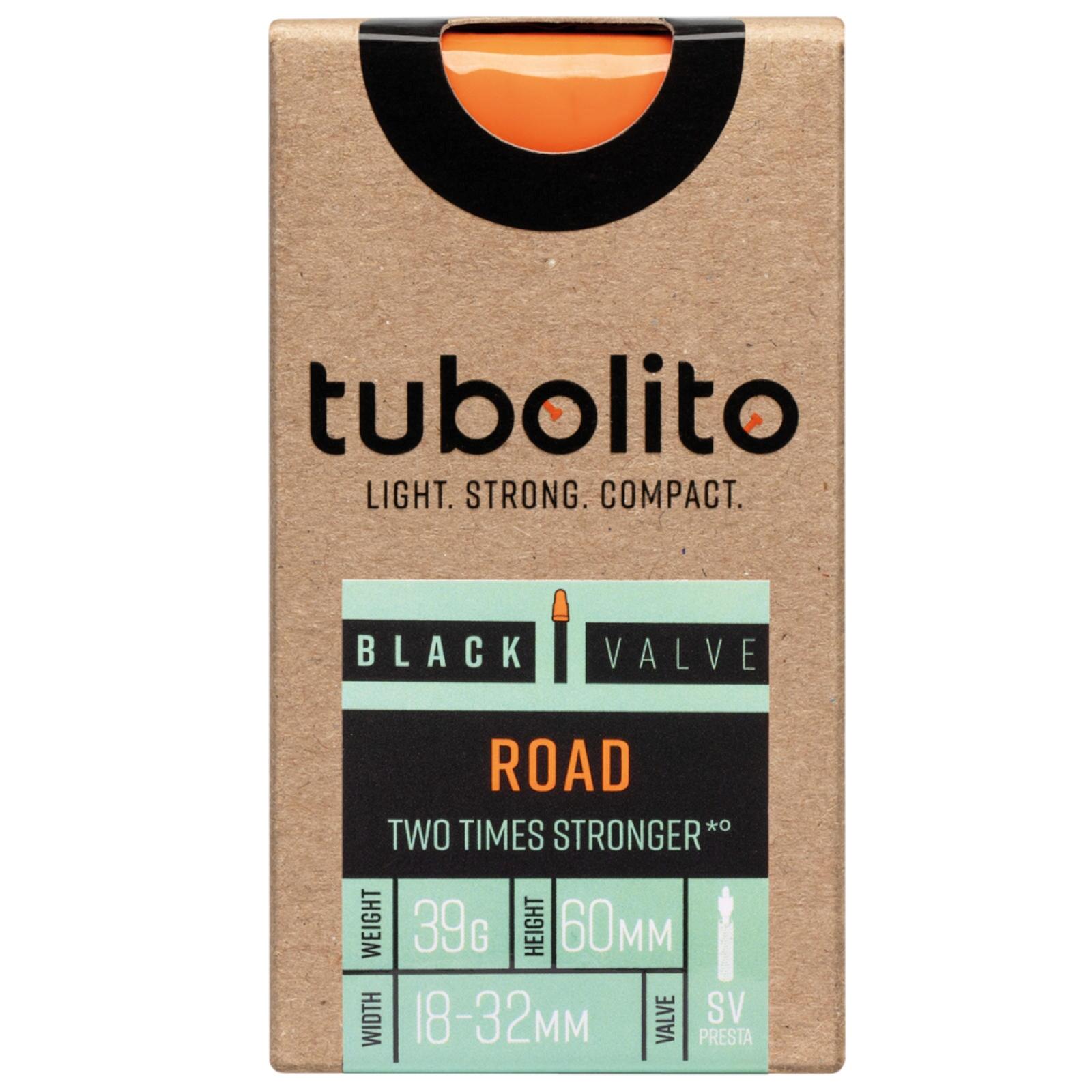Dętka - Tubo-Road-700C-SV60 - Czarny - Tubolito