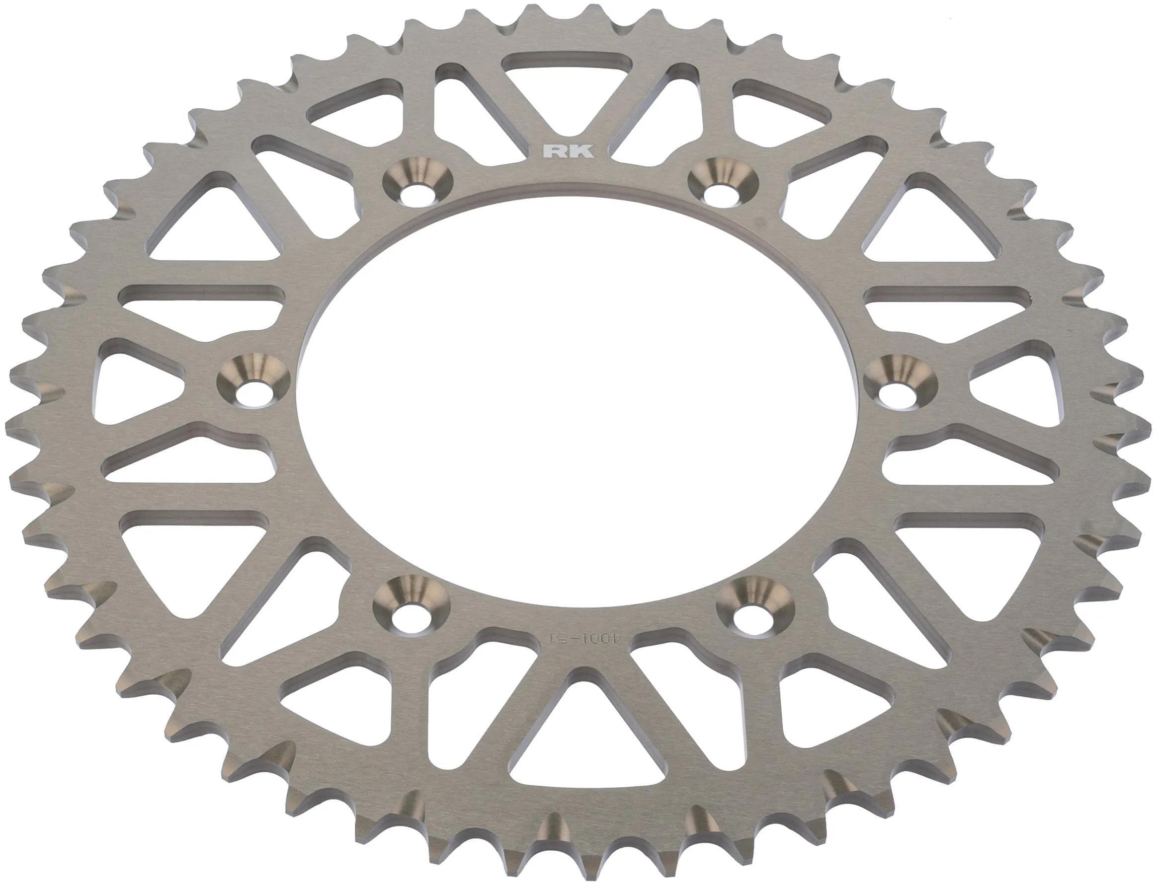 Koło łańcuchowe RK 520 51Z aluminiowe twardo anodowane.