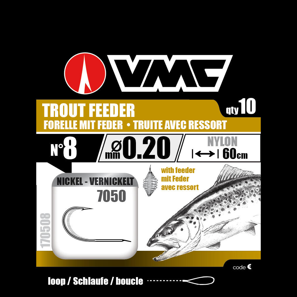 Hak VMC Geb. Forelle Mit Feeder NI