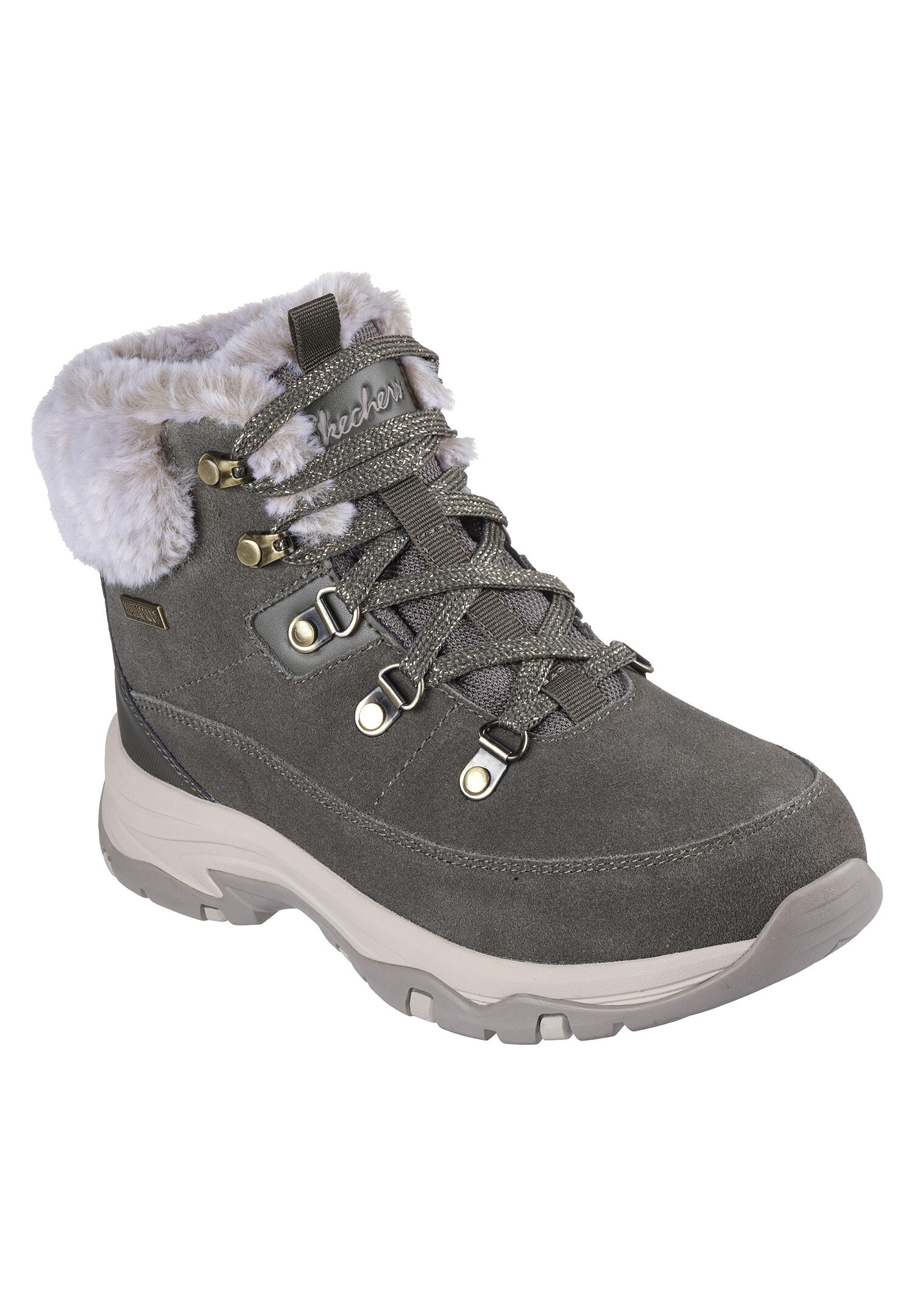 SKECHERS Bottine KAKI 37 (Z1052)