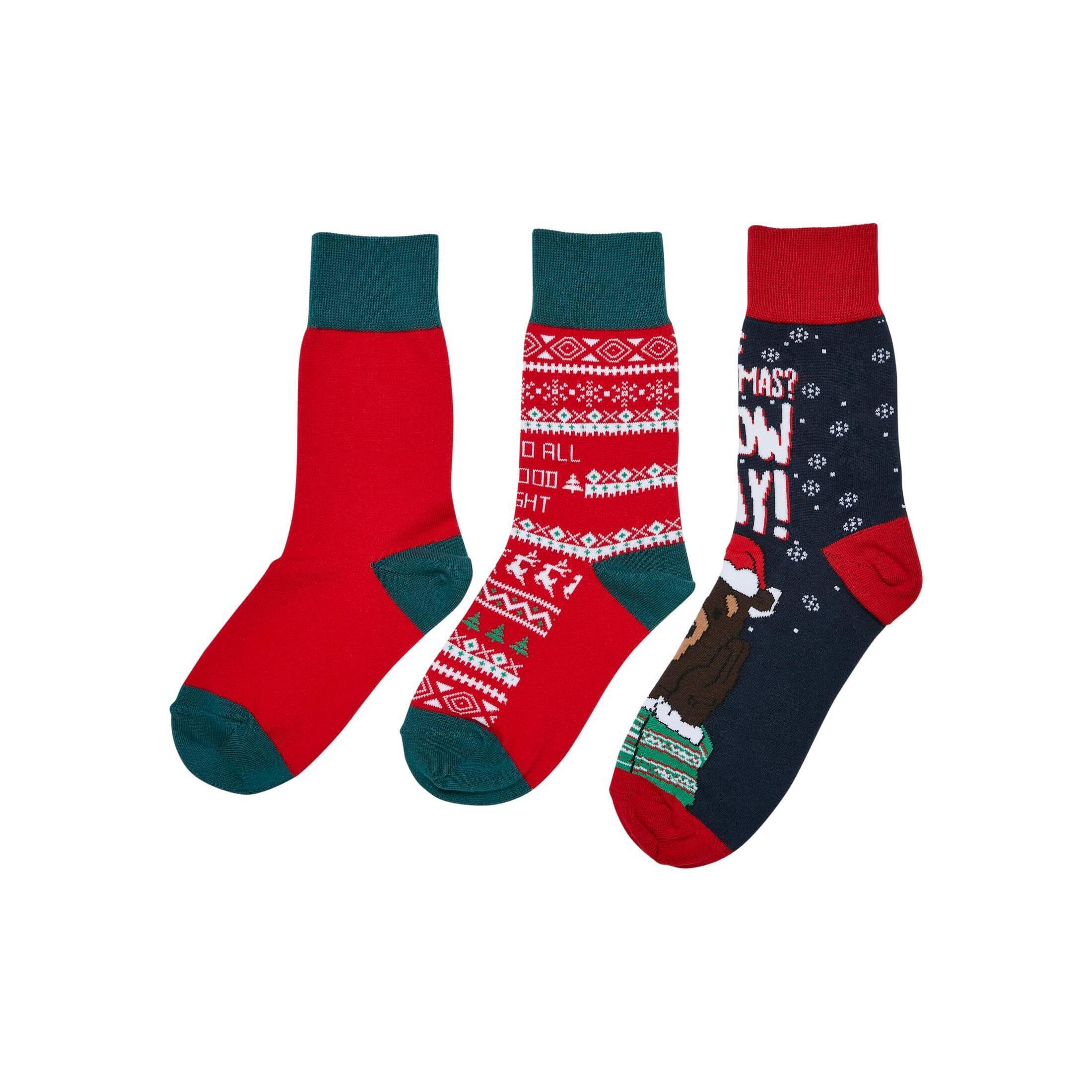 Skarpetki Urban Classics Christmas Bear (x3)