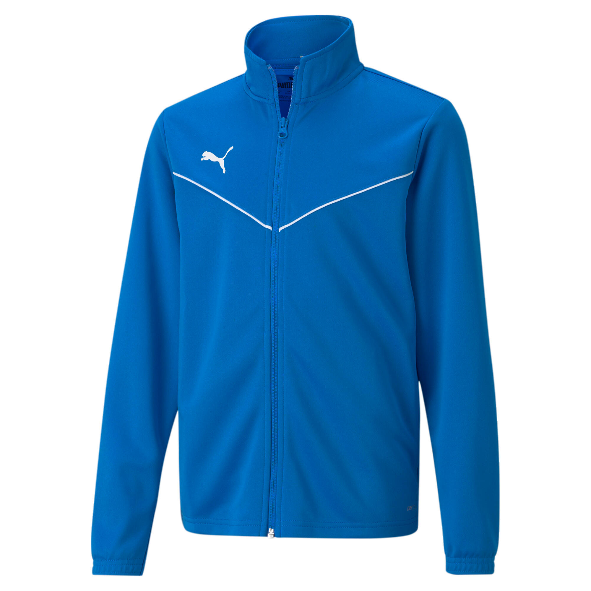 Bluza dla dzieci Puma teamRISE Training Poly Jacket Jr niebieska