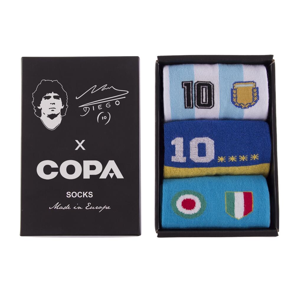 Zestaw skarpetek - Dorosły - Numer 10 Maradona x COPA - Czarny