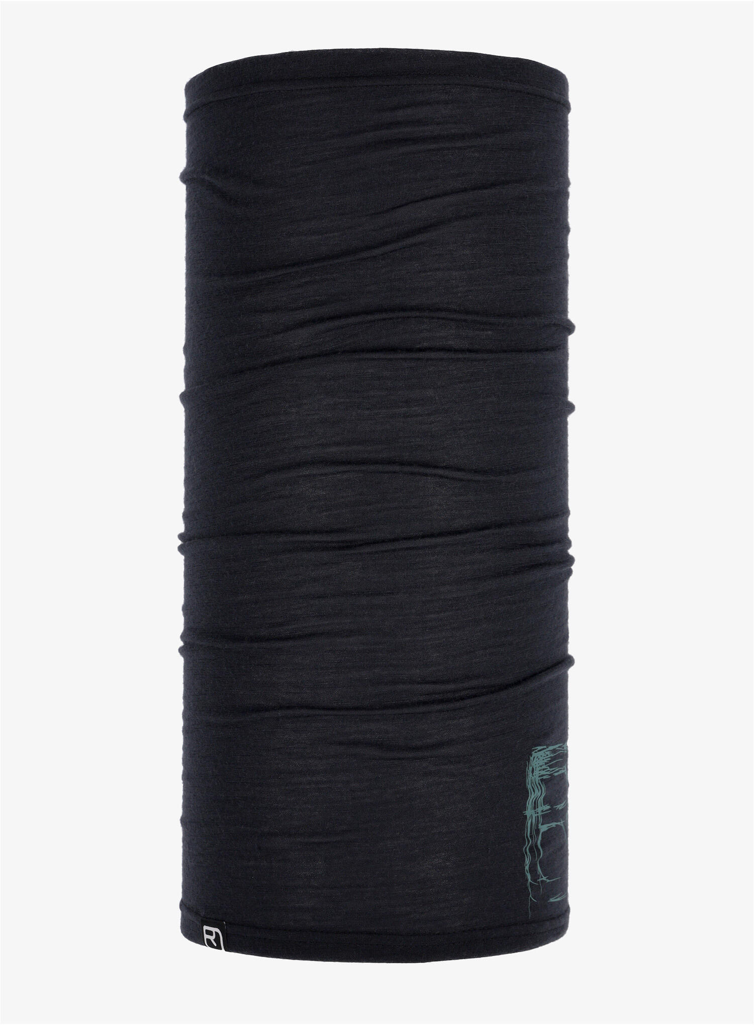 Komin na szyję Ortovox 120 Tec Logo Neckwarmer - black raven